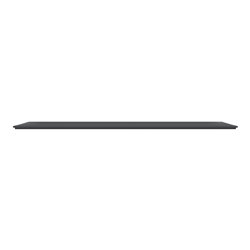 Plaque de finition Ovalis entraxe 71 mm S340708 anthracite 4 postes horizontal