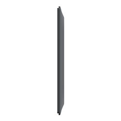 Plaque de finition Ovalis entraxe 71 mm S340724 anthracite 2 postes vertical