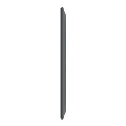 Plaque de finition Ovalis entraxe 71 mm S340726 anthracite 3 postes vertical