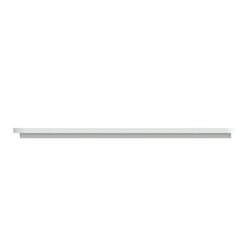 Plaque de finition Ovalis S320702 blanc 1 poste