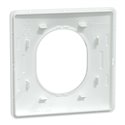 Plaque de finition Ovalis S320702 blanc 1 poste