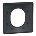 Plaque de finition Ovalis S340702 anthracite 1 poste