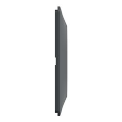 Plaque de finition Ovalis S340702 anthracite 1 poste