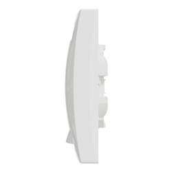 Plaque de finition Unica NU044218 Blanc 1 poste