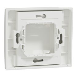 Plaque de finition Unica NU044218 Blanc 1 poste
