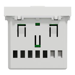 Module diffusion sonore bluetooth commande + alim. Unica NU360118 Blanc 2 modules