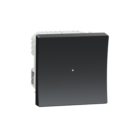 Minuterie tempo 5min 8h 10A connexion 3 fils Unica NU353554 anthracite mécansime seul