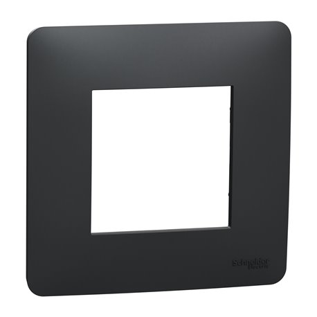 Plaque de finition Unica Studio NU200254 Anthracite 1 poste Plaque de finition Unica Studio NU200254 Anthracite 1 poste