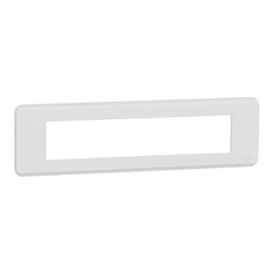 Plaque de finition Unica Pro NU411018 Blanc 10 modules