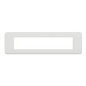 Plaque de finition Unica Pro NU411018 Blanc 10 modules