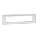 Plaque de finition Unica Pro NU411018 Blanc 10 modules