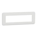 Plaque de finition Unica Pro NU411818 Blanc 8 modules