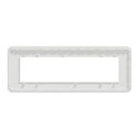 Plaque de finition Unica Pro NU411818 Blanc 8 modules