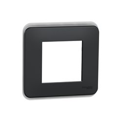 Plaque de finition Unica Pro NU400254 Anthracite 1 poste