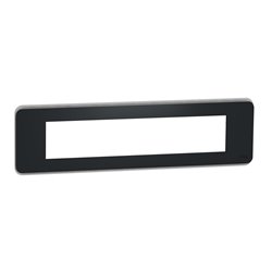 Plaque de finition Unica Pro NU411054 Anthracite 10 modules