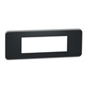 Plaque de finition Unica Pro NU411654 Anthracite 6 modules