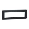 Plaque de finition Unica Pro NU411854 Anthracite 8 modules