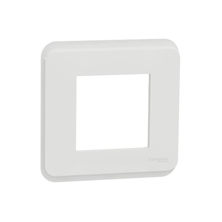 Plaque de finition Unica Pro NU400220 Blanc antibactérien 1 poste Plaque de finition Unica Pro NU400220 Blanc antibactérien 1 poste