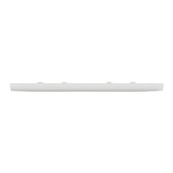Plaque de finition Unica Pro NU400420 Blanc antibactérien 2 postes