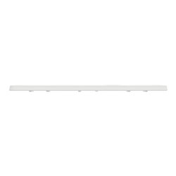 Plaque de finition Unica Pro NU400620 Blanc antibactérien 3 postes