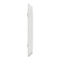 Plaque de finition Unica Pro NU400620 Blanc antibactérien 3 postes