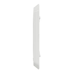 Plaque de finition Unica Pro NU400620 Blanc antibactérien 3 postes