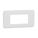 Plaque de finition Unica Pro NU411420 Blanc antibactérien 4 modules