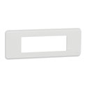 Plaque de finition Unica Pro NU411620 Blanc antibactérien 6 modules