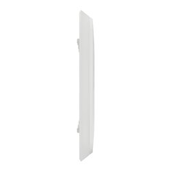 Plaque de finition Unica Pro NU411620 Blanc antibactérien 6 modules
