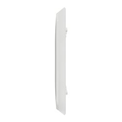 Plaque de finition Unica Pro NU411620 Blanc antibactérien 6 modules