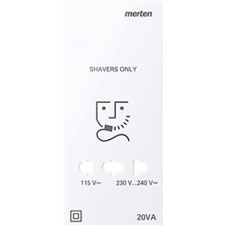 Enjoliveur pour prise rasoir D-Life MTN2109-3435 blanc lotus 
