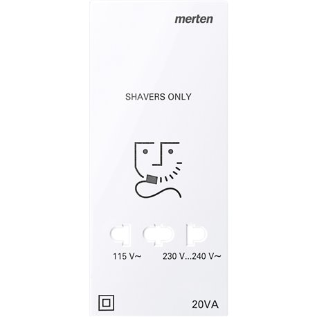 Enjoliveur pour prise rasoir D-Life MTN2109-3435 blanc lotus 