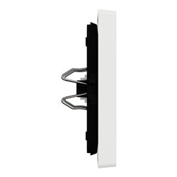 Enjoliveur pour commande simple sans marquage D-Life MTN3300-6037 blanc nordic mat 