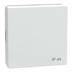 Enjoliveur pour commande simple IP44 avec joint D-Life MTN3304-6035 blanc lotus 