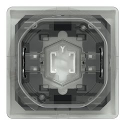 Enjoliveur pour commande simple IP44 avec joint D-Life MTN3304-6035 blanc lotus 