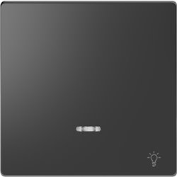 Enjoliveur pour commande simple voyant et picto lampe D-Life MTN3322-6034 anthracite 