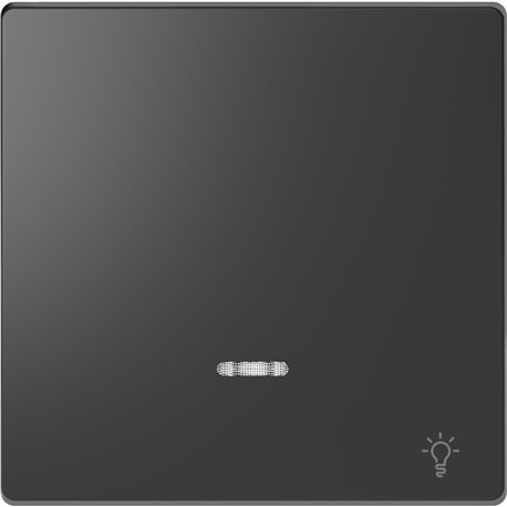 Enjoliveur pour commande simple voyant et picto lampe D-Life MTN3322-6034 anthracite Enjoliveur pour commande simple voyant et picto lampe D-Life MTN3322-6034 anthracite
