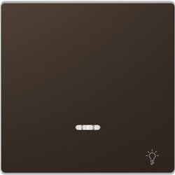 Enjoliveur pour commande simple voyant et picto lampe D-Life MTN3322-6052 mocca 