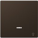 Enjoliveur pour commande simple voyant et picto lampe D-Life MTN3322-6052 mocca 