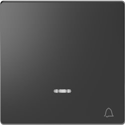 Enjoliveur pour commande simple voyant et picto carillon D-Life MTN3325-6034 anthracite 