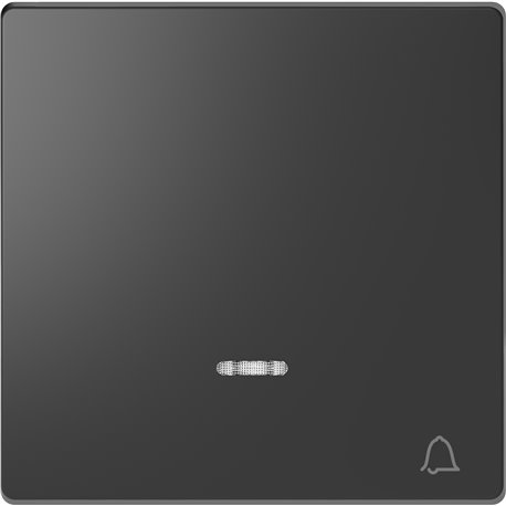 Enjoliveur pour commande simple voyant et picto carillon D-Life MTN3325-6034 anthracite Enjoliveur pour commande simple voyant et picto carillon D-Life MTN3325-6034 anthracite