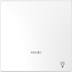 Enjoliveur pour commande simple voyant et picto carillon D-Life MTN3325-6035 blanc lotus 