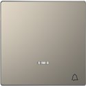 Enjoliveur pour commande simple voyant et picto carillon D-Life MTN3325-6050 nickel 