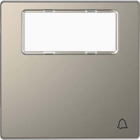 Enjoliveur pour commande simple étiquette picto carillon D-Life MTN3365-6050 nickel 
