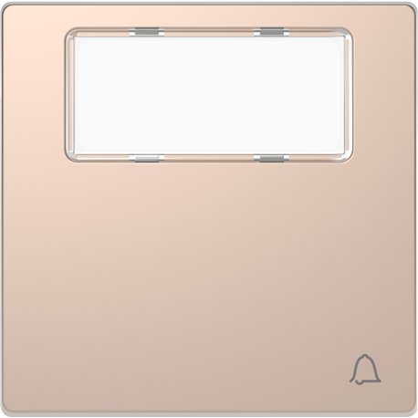 Enjoliveur pour commande simple étiquette picto carillon D-Life MTN3365-6051 champagne 