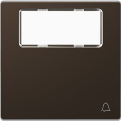 Enjoliveur pour commande simple étiquette picto carillon D-Life MTN3365-6052 mocca 