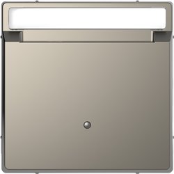 Enjoliveur pour interrupteur à carte porte-étiquette D-Life MTN3854-6050 nickel 