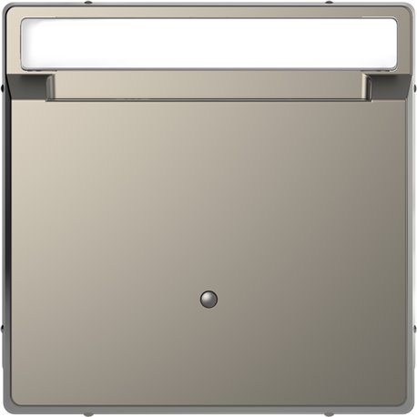 Enjoliveur pour interrupteur à carte porte-étiquette D-Life MTN3854-6050 nickel 