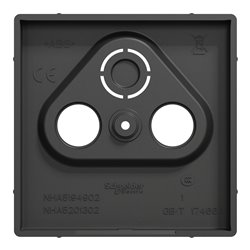 Enjoliveur pour prise télévision D-Life MTN4123-6034 anthracite 