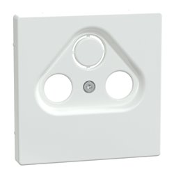 Enjoliveur pour prise télévision D-Life MTN4123-6035 blanc lotus 